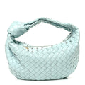 Nappa Intrecciato Teen Jodie Hobo Teal Washed