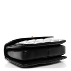 Lambskin Quilted Small Trendy CC Dual Handle Flap Bag Black