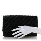 Aged Calfskin Quilted Reissue 2.55 Clutch Black
