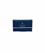 GUCCI Continental black, white Coated canvas Monogram Wallet