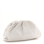 Smooth Butter Calf The Pouch Oversized Clutch Chalk