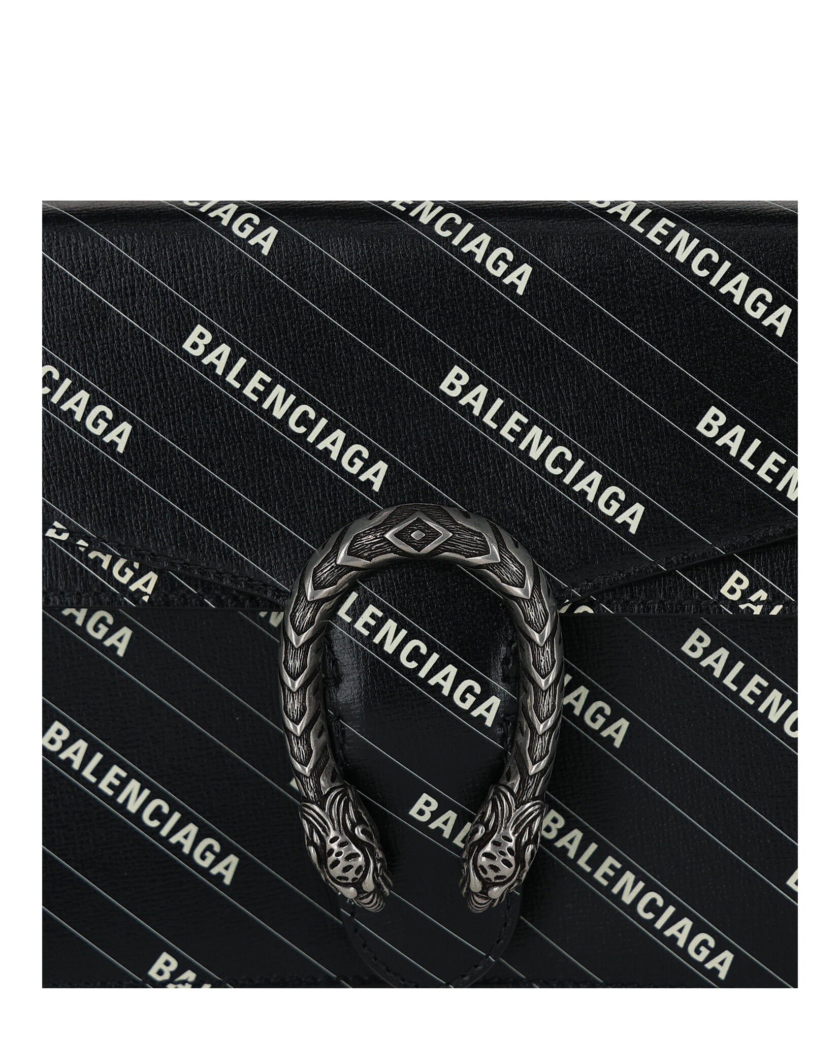 Gucci Womens  X Balenciaga Logo Print Dionysus Shoulder Bag