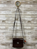 Crossbody Designer By Coach In Brown, Size:Small