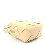 Lambskin Maxi Intrecciato Mini Cassette Camera Bag  Porridge