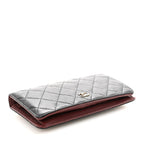 Caviar Quilted Yen Wallet Black
