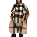 Burberry House Check Canvas Small Chain Link Shoulder Bag