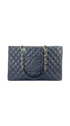 Chanel Black Shopping Tote Bag Caviar Leather Extra Large