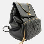 Backpack Black Caviar Leather