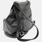 Backpack Black Caviar Leather
