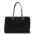 Caviar Quilted XL Grand Shopping Tote GST Black