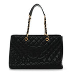 Caviar Quilted XL Grand Shopping Tote GST Black