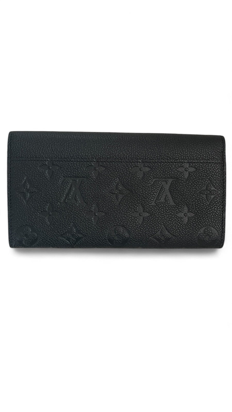 Louis Vuitton Portefeuille Sarah Empreinte Noir Wallet