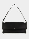 Black Leather Cuff Clutch