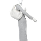 Nappa Intrecciato Small Jodie Hobo White
