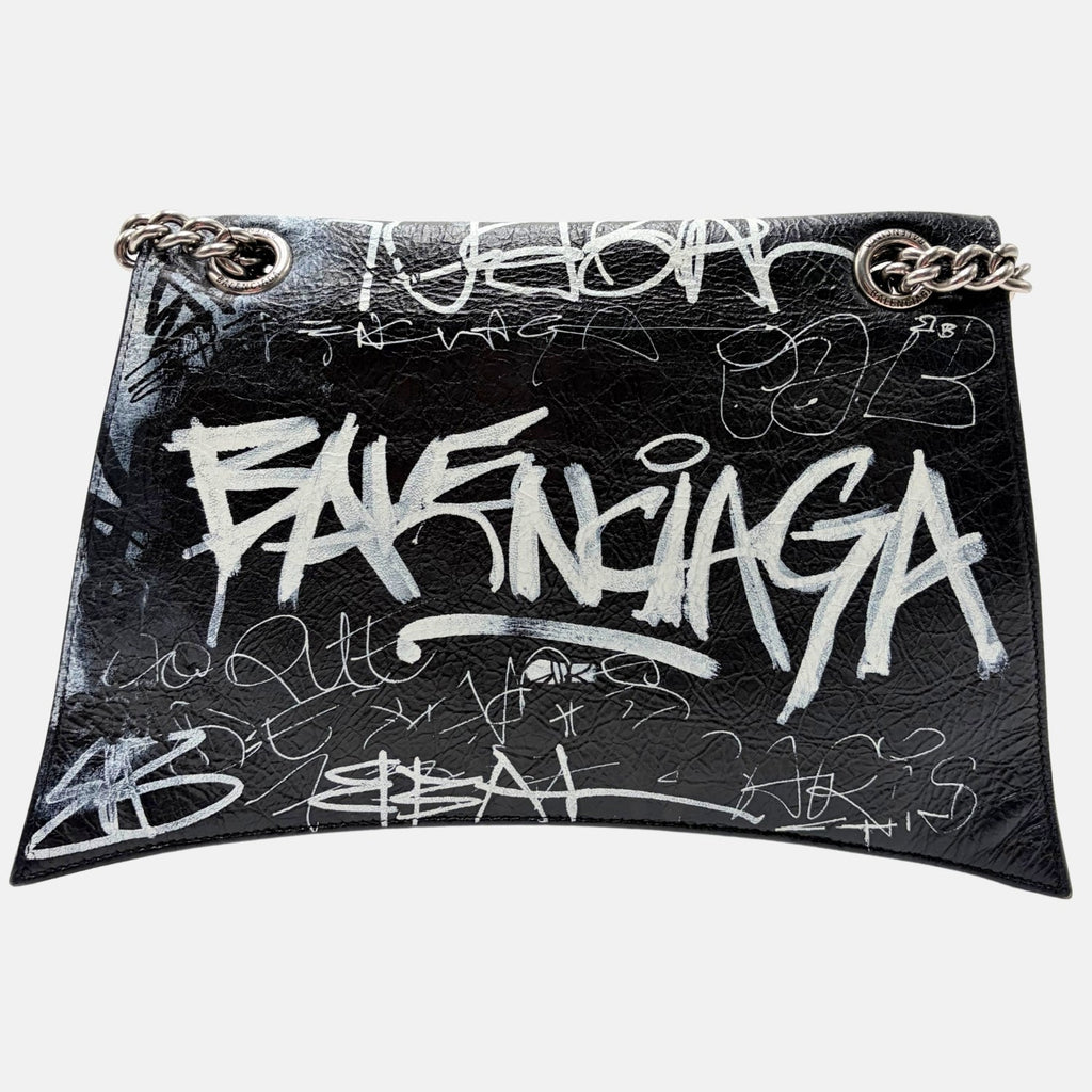 Agneau Arena Black Graffiti Crush Chain Medium