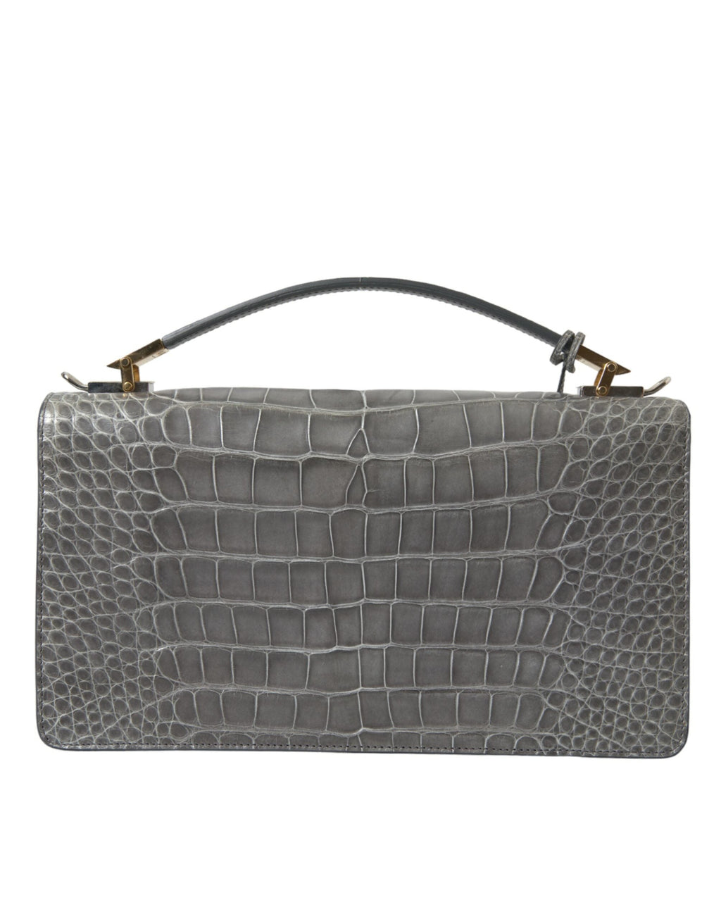 Balenciaga Gray Exotic Leather Medium Shoulder Hand Purse Women's Bag