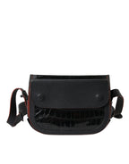 Balenciaga Black Exotic Leather Shoulder Crossbody Camera Women's Bag