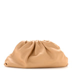 Smooth Butter Calf The Pouch Oversized Clutch Biscotto