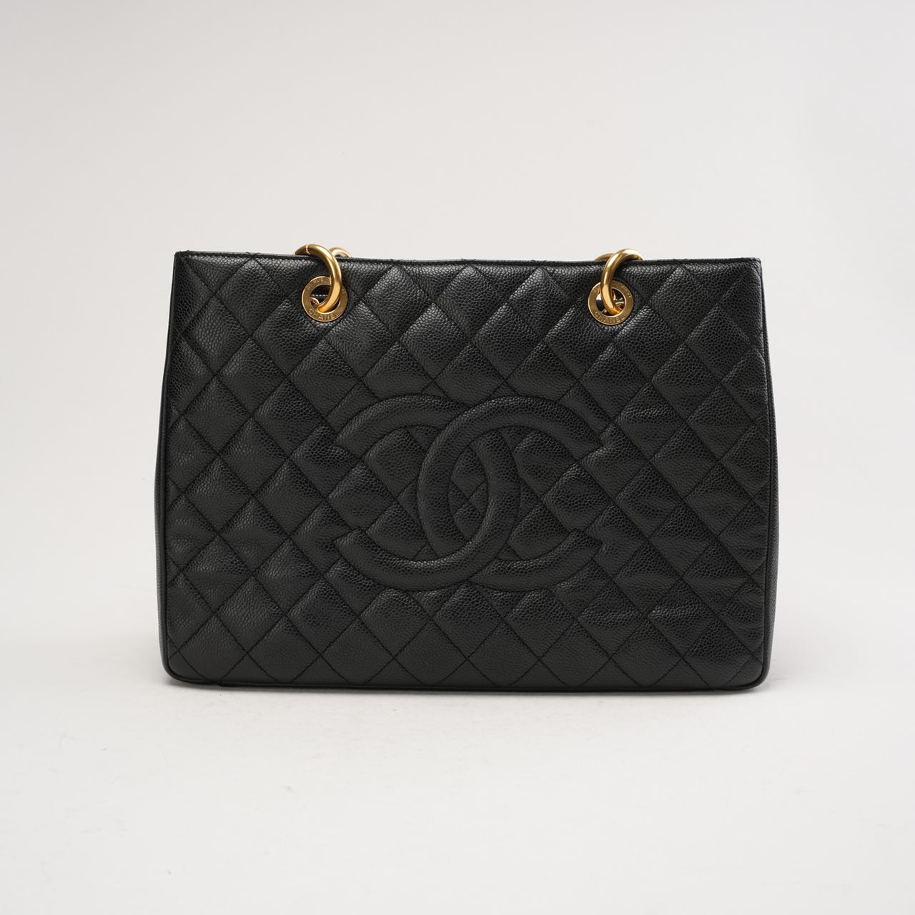 Chanel Grand Shopping Tote (GST) Caviar Black 2014