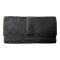 Wallet Designer By Coach In Black, Size:Large