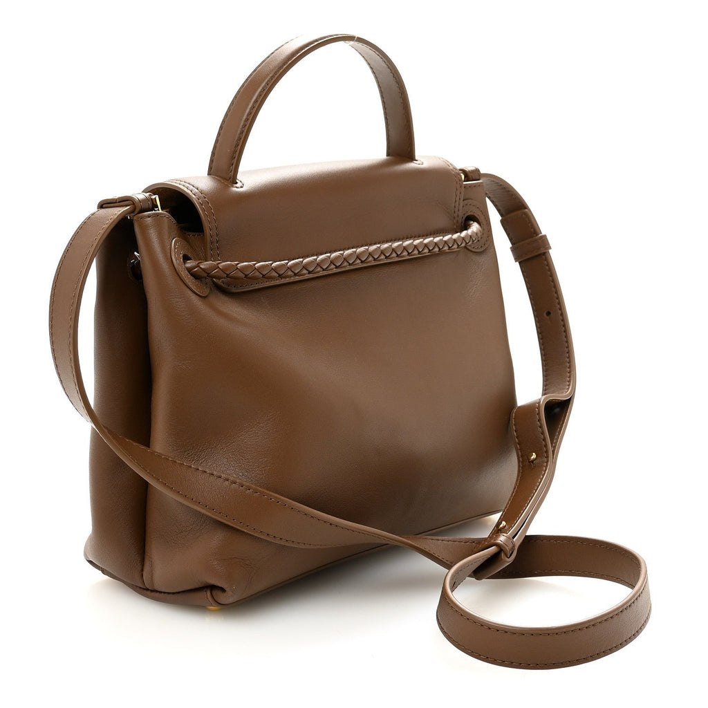 Silky Calfskin Small Ciao Ciao Nocciola