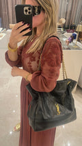 Yves Saint Laurent Jamie Shopping Black Bag