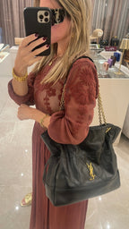 Yves Saint Laurent Jamie Shopping Black Bag