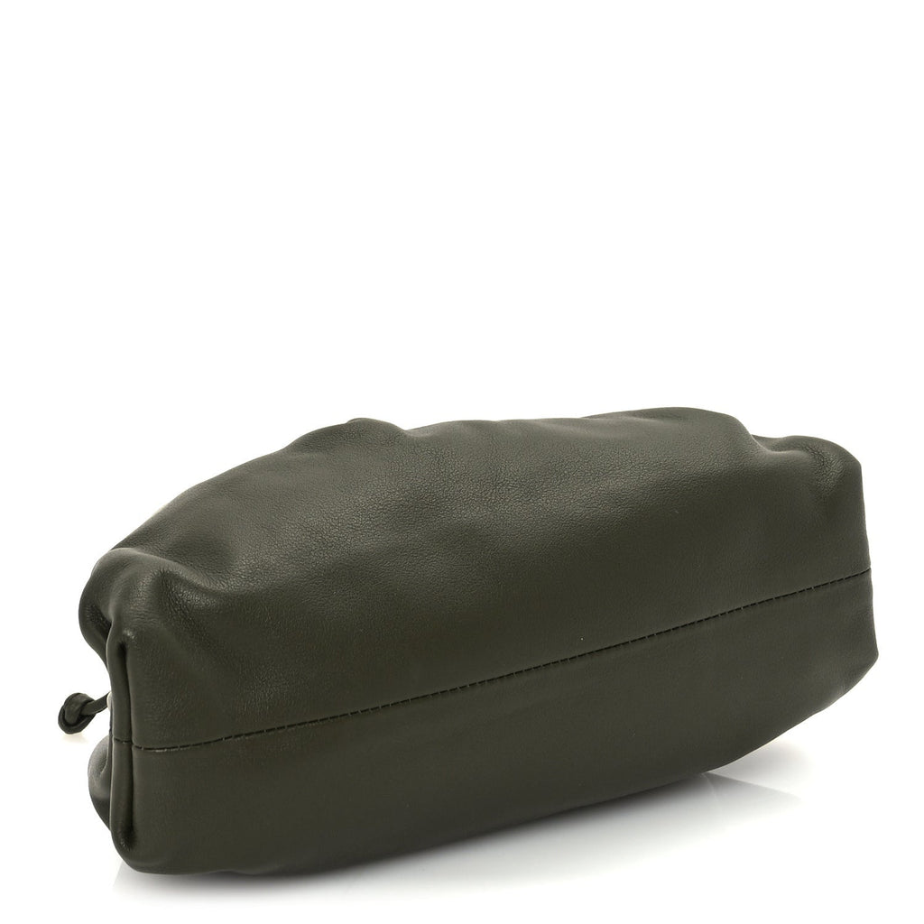 Butter Calfskin The Mini Pouch Kaki Fondente
