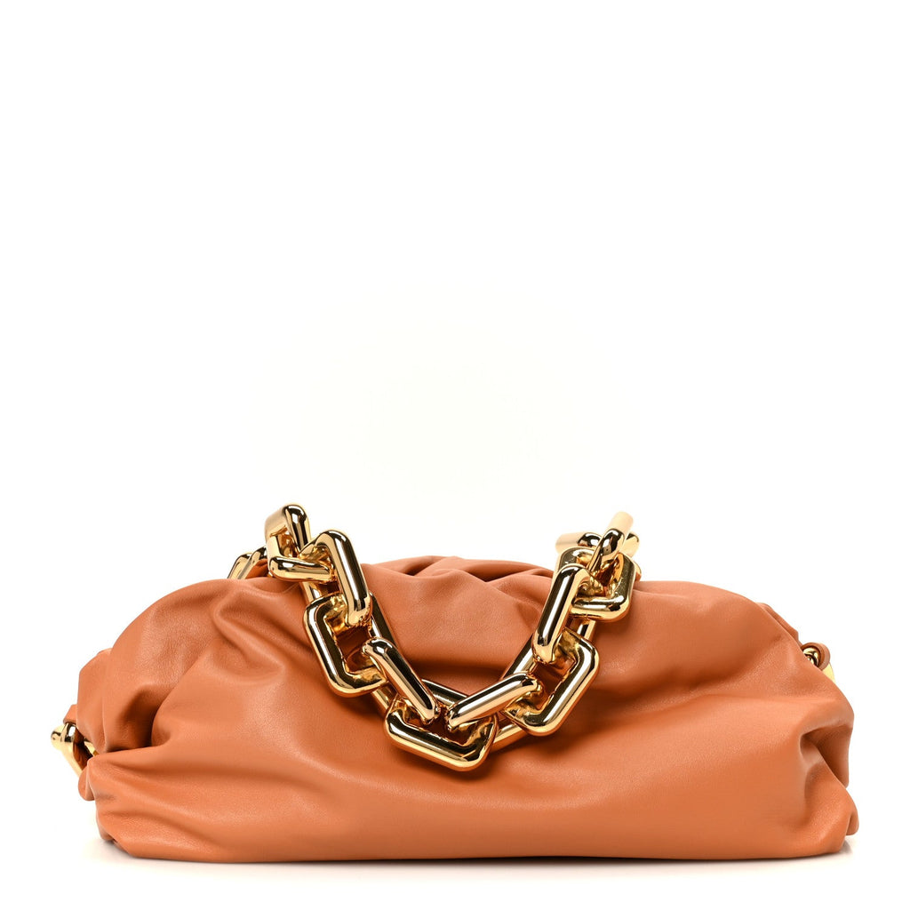 Calfskin The Pouch Chain Clay