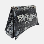 Agneau Arena Black Graffiti Crush Chain Medium