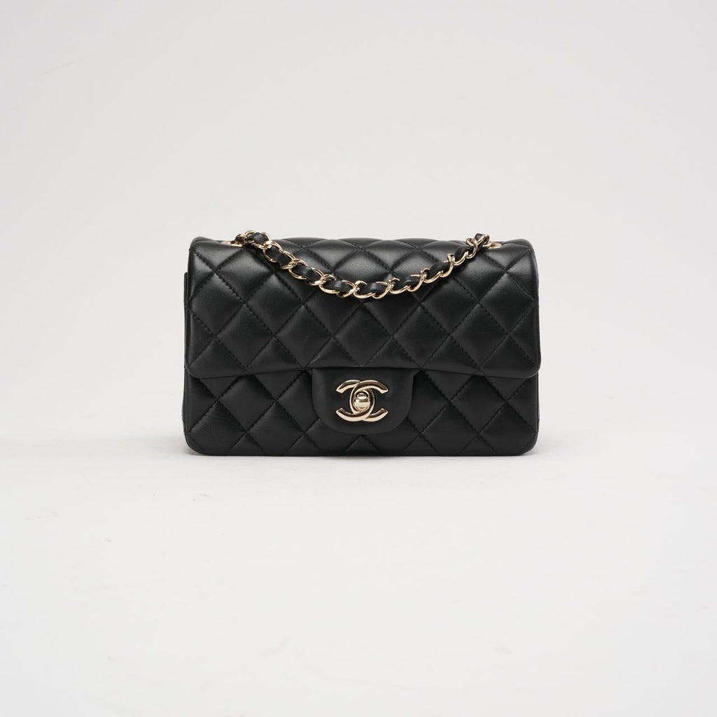 Chanel Black Mini Tangle Classic Flap Bag 2019