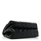 Patent Quilted Accordion Reissue 2.55 Flap Black