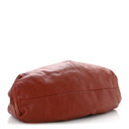 Smooth Butter Calf The Pouch Oversized Clutch Rust