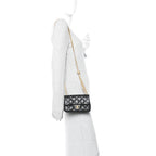 Caviar Quilted Mini Sweetheart Rectangular Flap Black