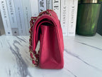 Chanel Red Timeless Flap Bag Caviar Leather Small Size