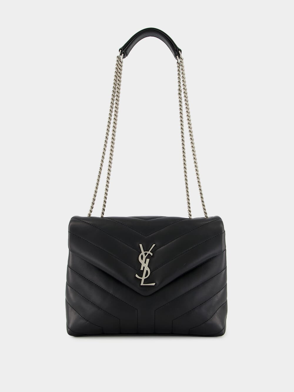Black Small Loulou Shoulder Bag