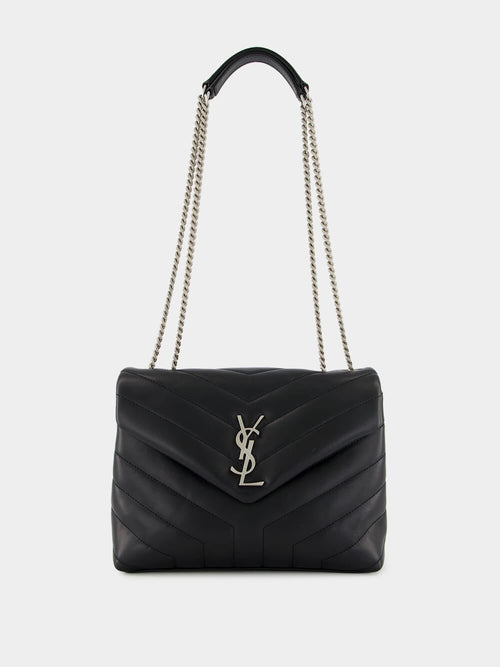 Black Small Loulou Shoulder Bag