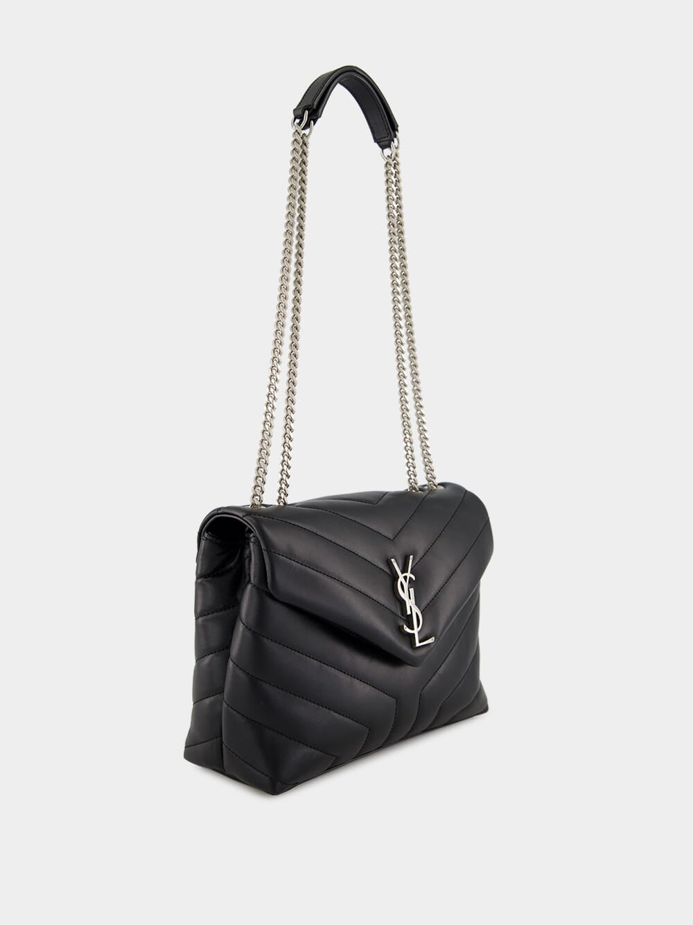 Black Small Loulou Shoulder Bag