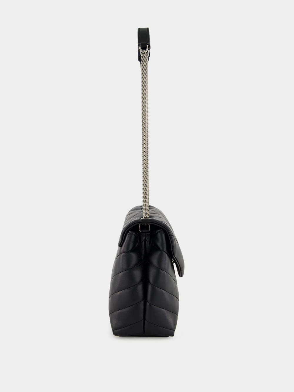 Black Small Loulou Shoulder Bag