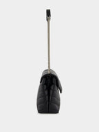 Black Small Loulou Shoulder Bag