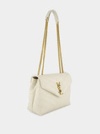Loulou Vintage White Small Shoulder Bag