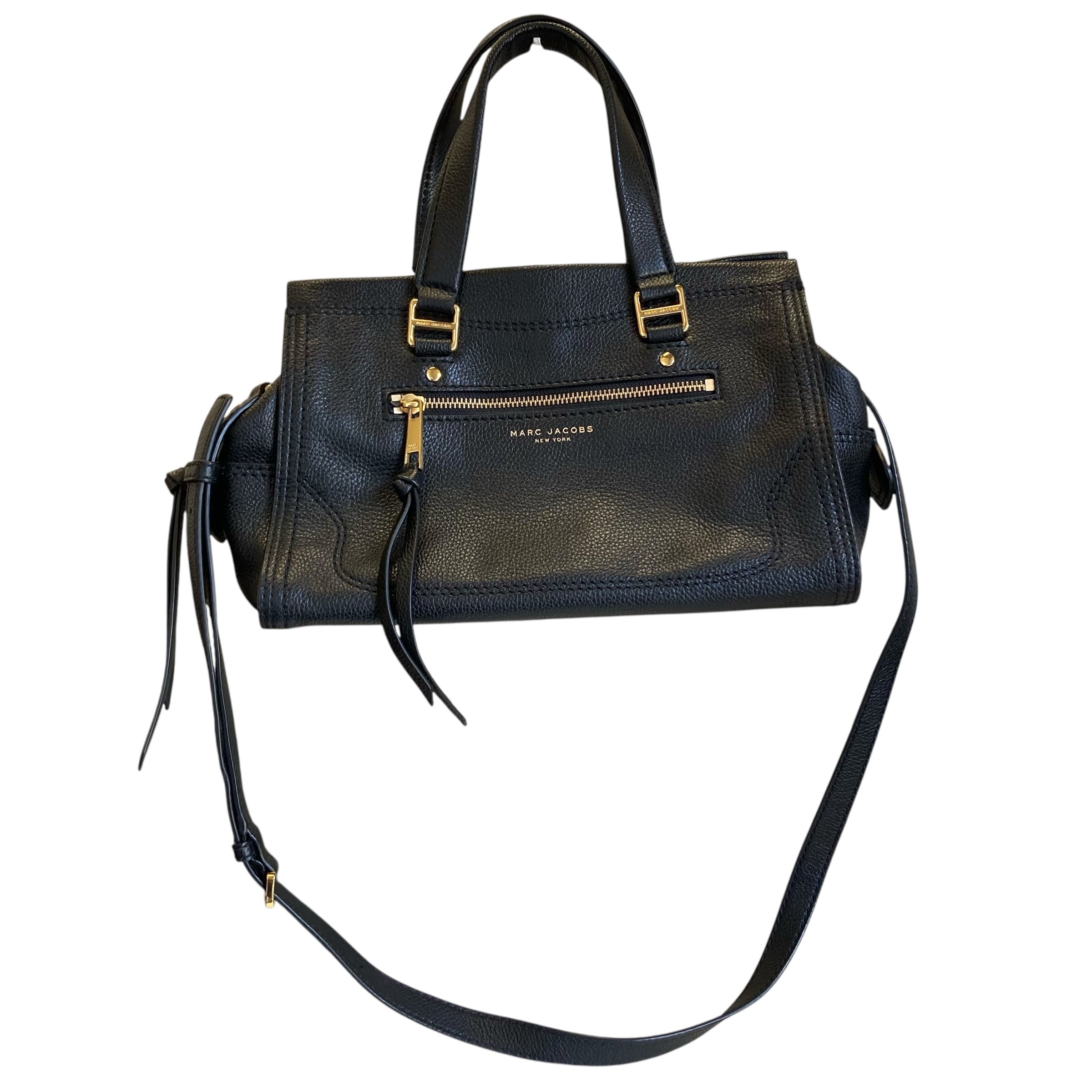 Handbag Luxury Designer By Marc Jacobs In Black, Size:Large
