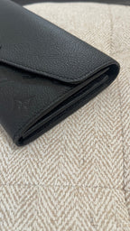 Louis Vuitton Portefeuille Sarah Empreinte Noir Wallet