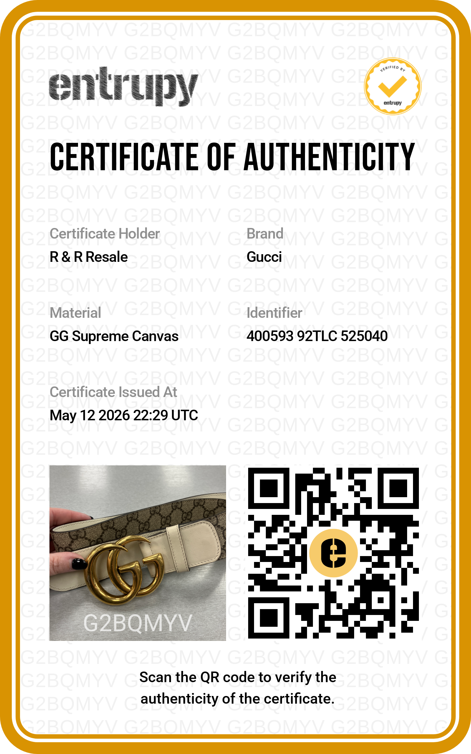 Belt Luxury Designer By Gucci