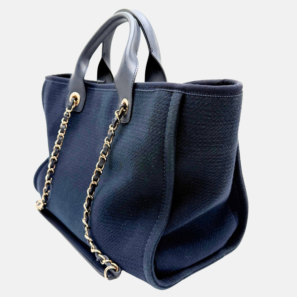 Deauville Tote Navy Small