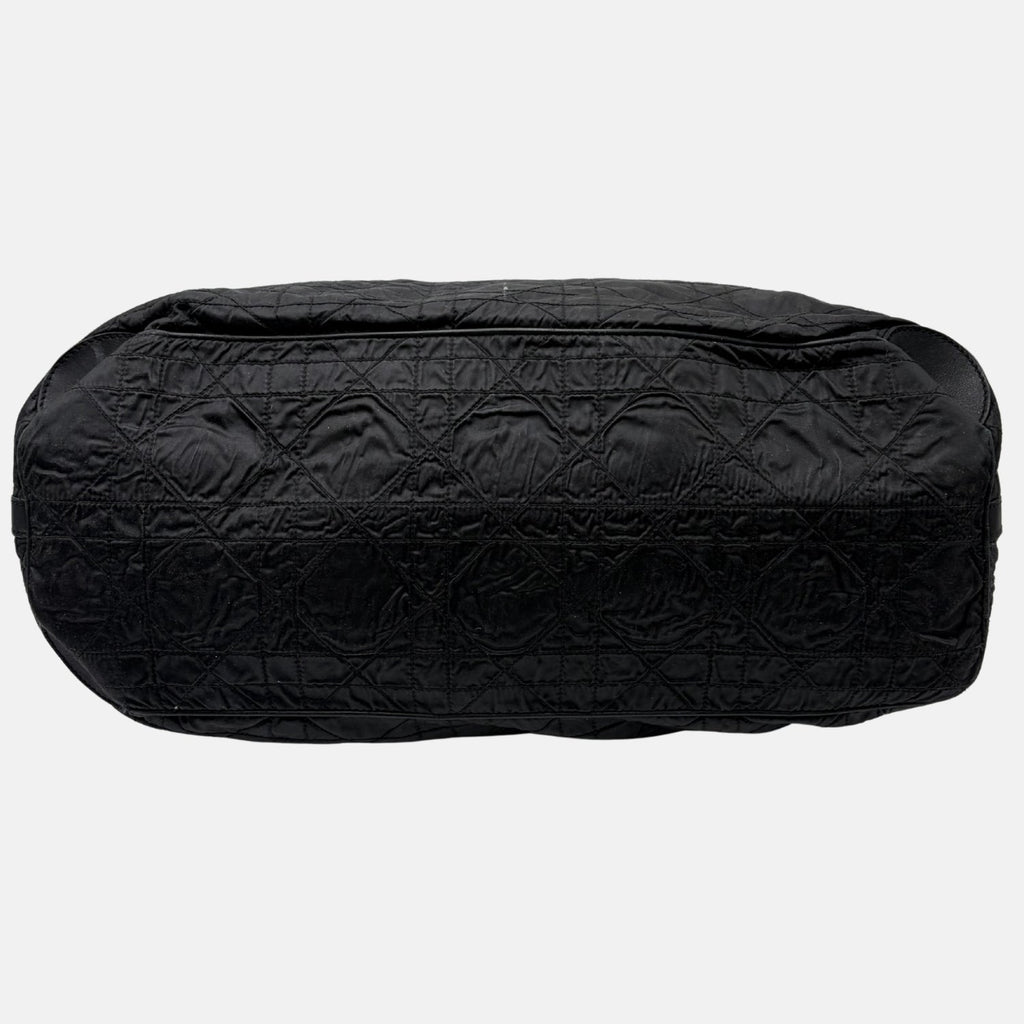 Cannage Tote Bag Black Nylon