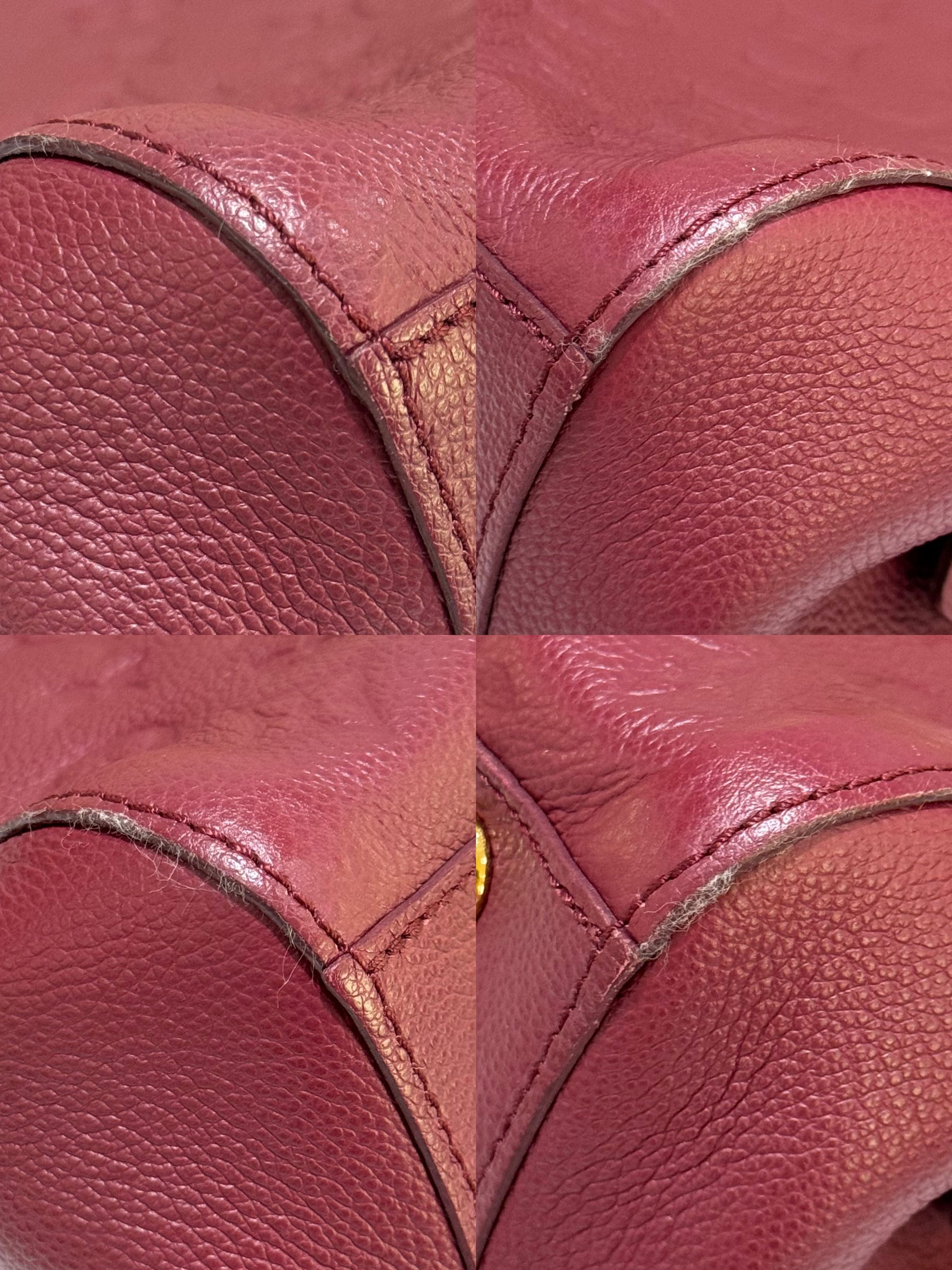 LOUIS VUITTON RED HANDBAG
