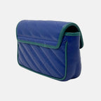 Marmont Shoulder Bag Imperial Blue Calfskin Super Mini
