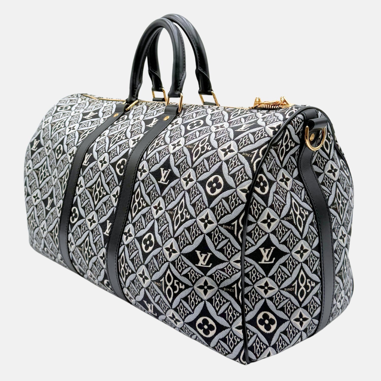 Since 1854 Keepall Bandouliere 45 Grey Jacquard