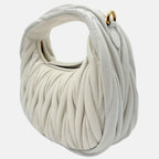 Wander Matelassé Nappa Leather Hobo Mini-Bag